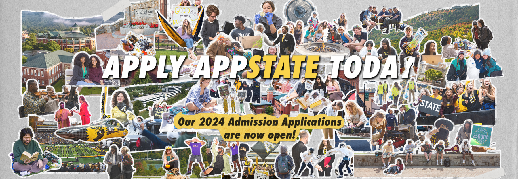 Apply App State today. Our 2024 Admission Applications are now open!
